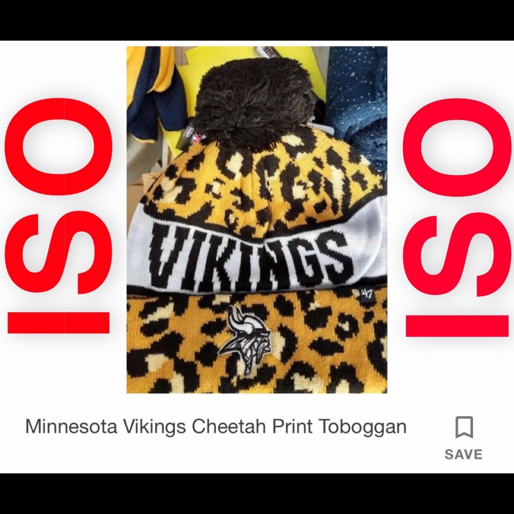 ISO‼️CAROLINA PANTHERS NFL LEOPARD BEANIE TOBOGGAN